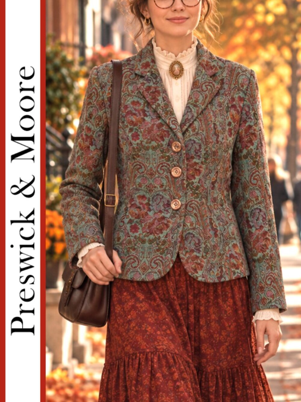 Preswick & Moore | Floral/Paisley Tapestry Blazer Jacket